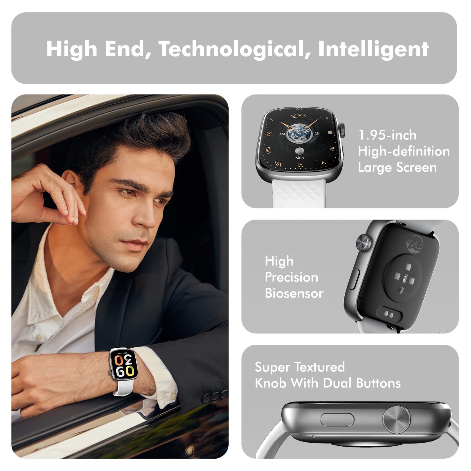 Smart Watch Bluetooth Call &1.95 HD Screen