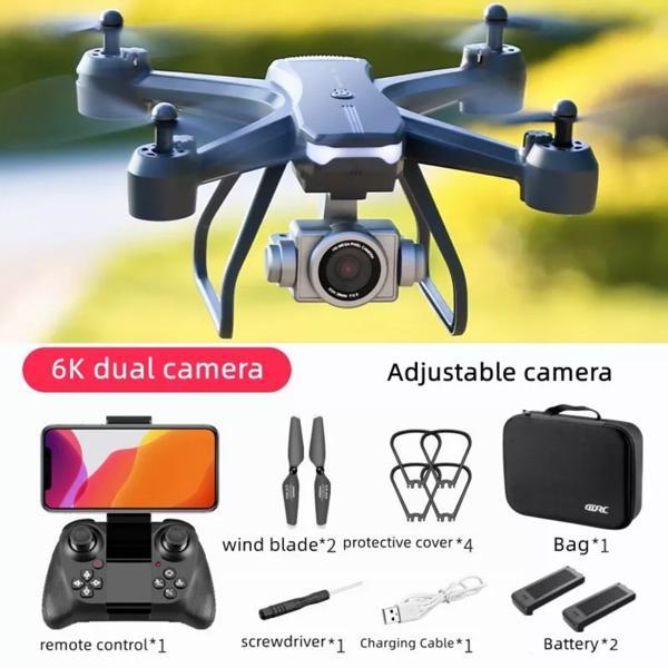 4DRC V14 Pro 6K Dual-Camera Drone — GPS, Foldable, Long-Range FPV Quadcopter Wifi