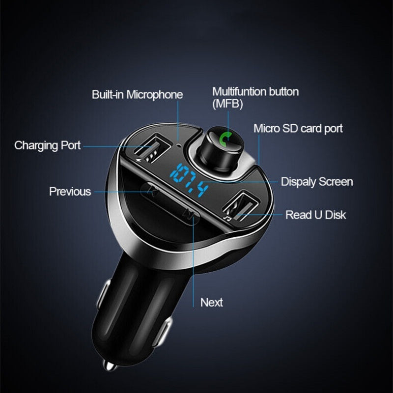 T20 DriveConnect™ Bluetooth FM Transmitter + Dual USB Charger