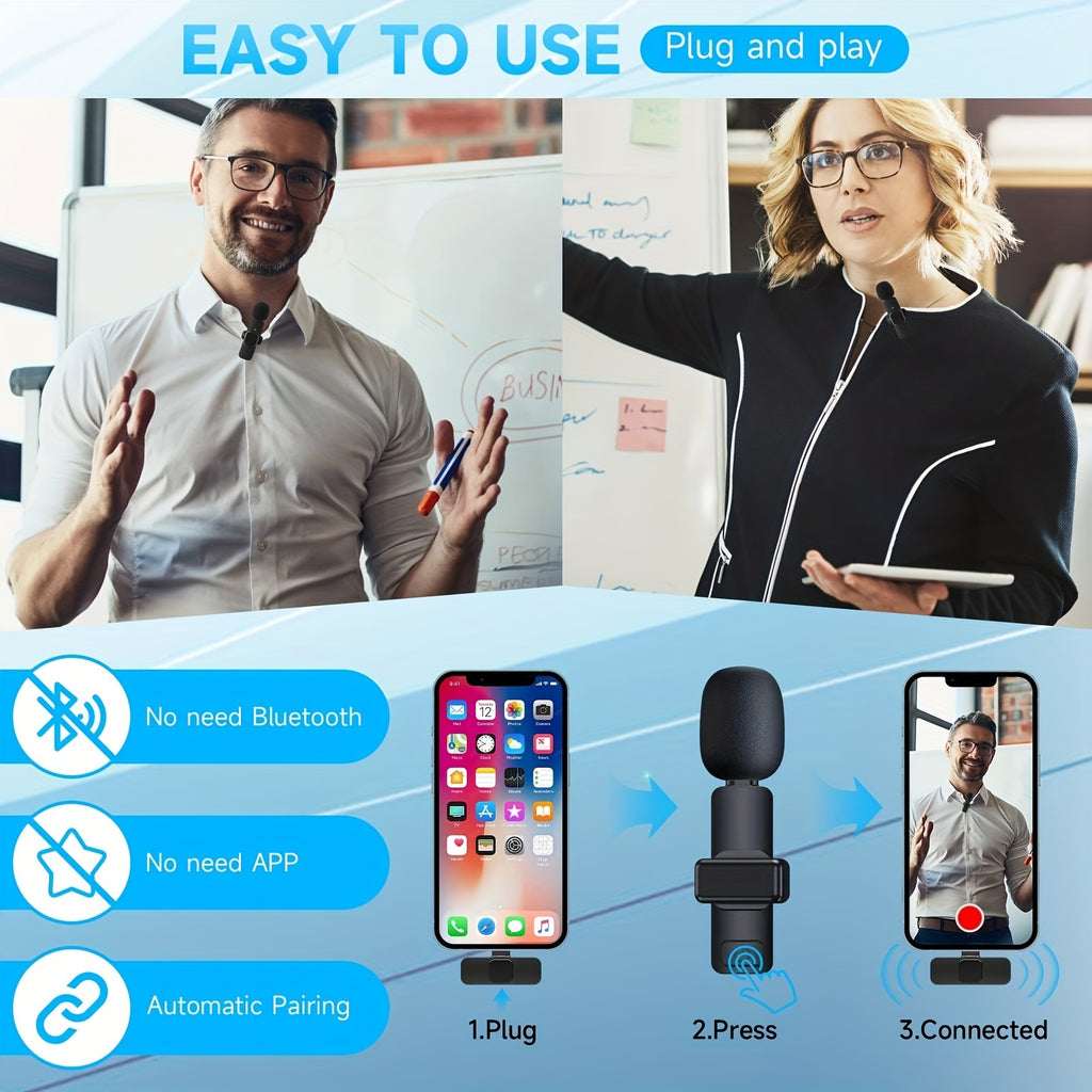 Wireless Lavalier Lapel Microphone
