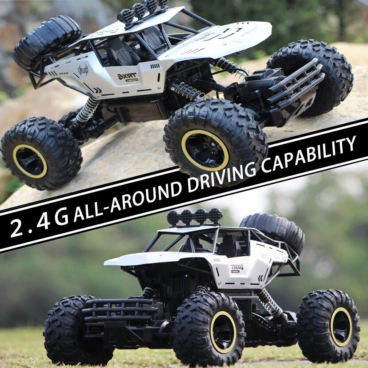 TribeCrawler™ 4WD Off-Road RC Truck – High Torque + Dual Batteries